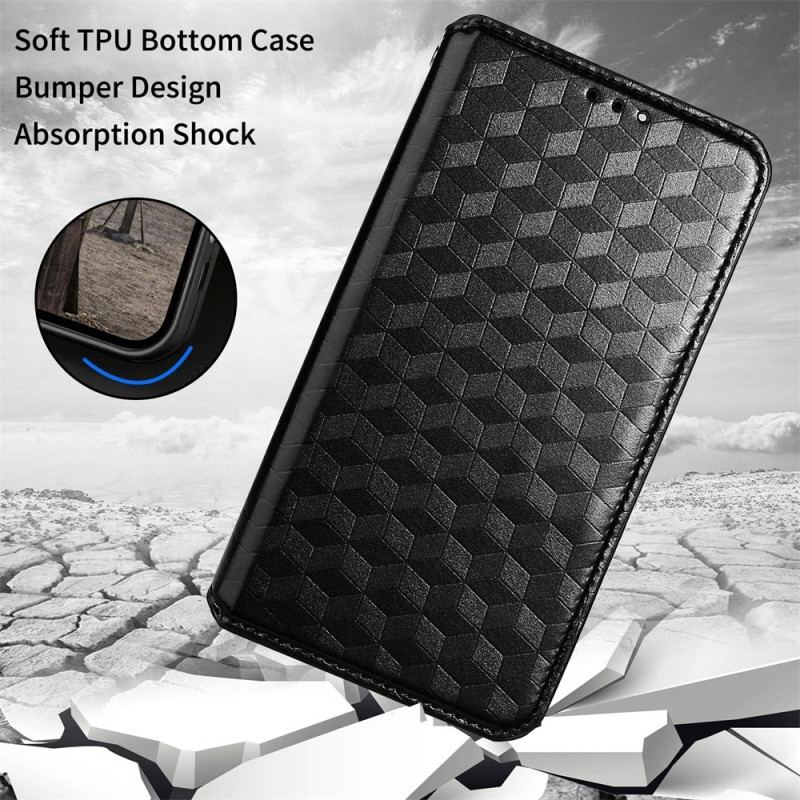 Capa De Celular Para Samsung Galaxy M13 Flip Cubos 3d