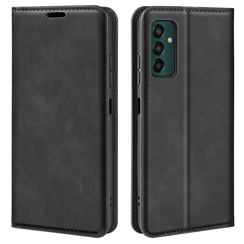Capa De Celular Para Samsung Galaxy M13 Flip Efeito Couro