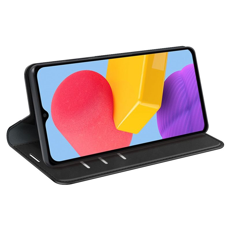 Capa De Celular Para Samsung Galaxy M13 Flip Efeito Couro