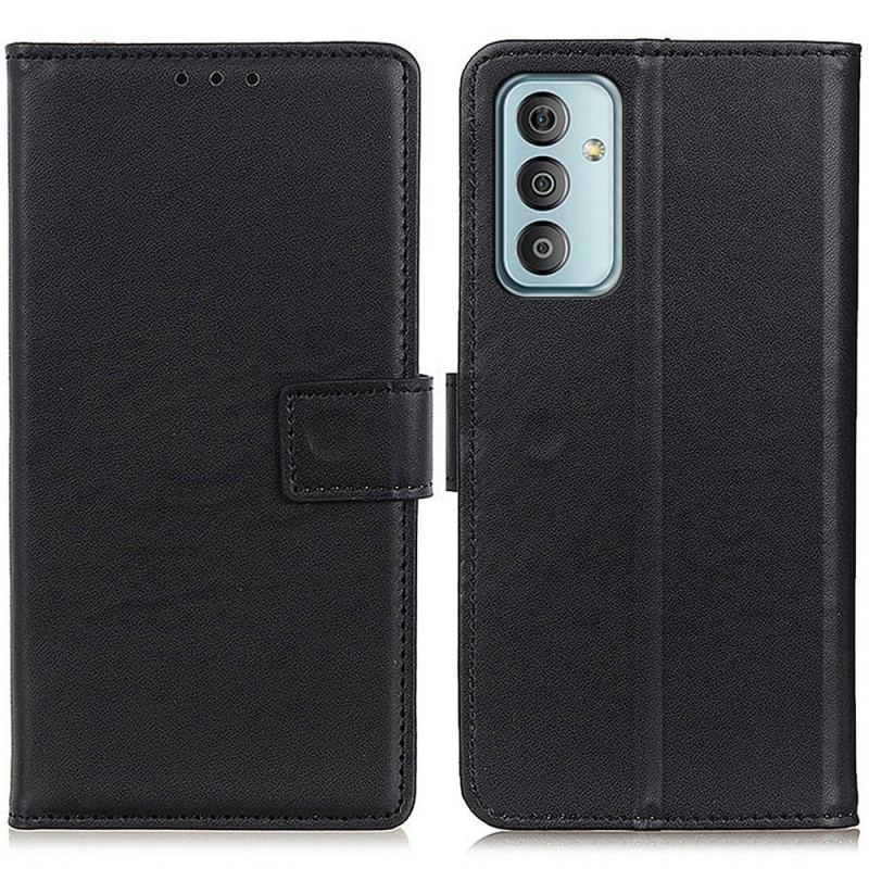 Capa De Couro Para Samsung Galaxy M13 Couro Sintético Liso