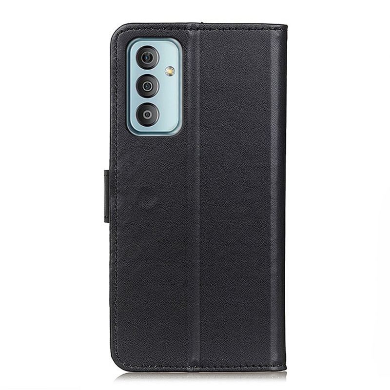 Capa De Couro Para Samsung Galaxy M13 Couro Sintético Liso