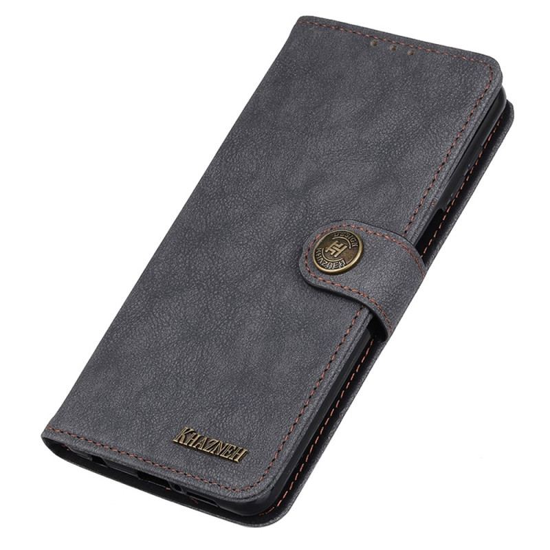 Capa Em Pele Para Samsung Galaxy M13 Couro Rachado Khazneh