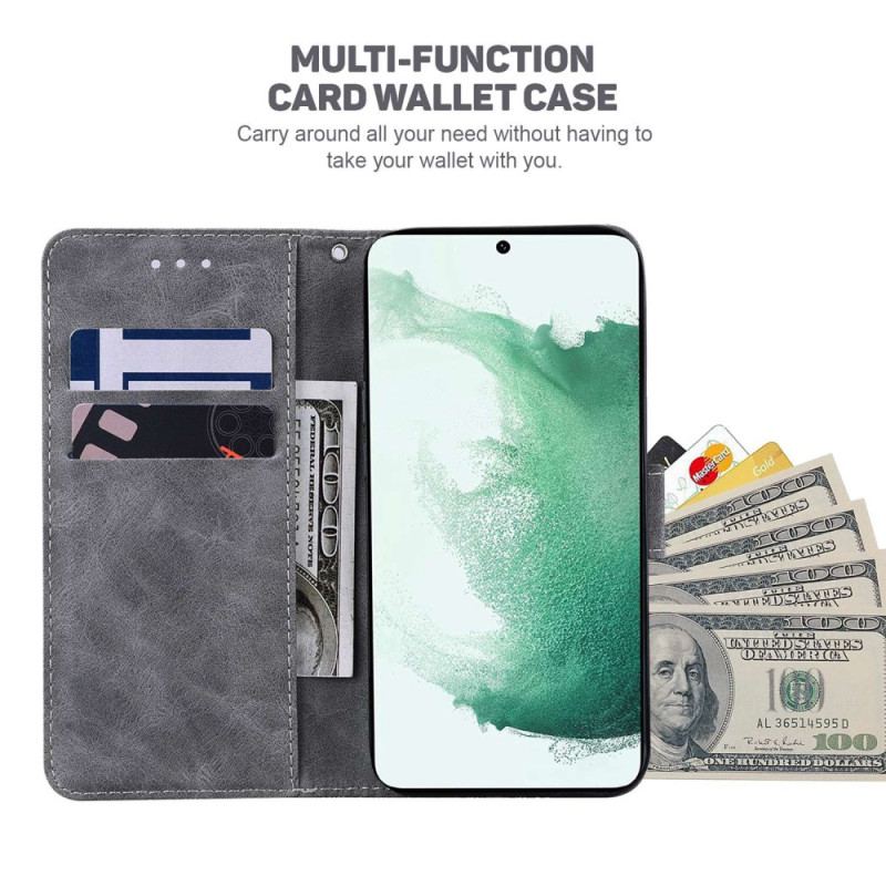 Capa Flip Para Samsung Galaxy M13 De Cordão Padrão De Tiras