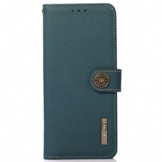 Capa Flip Para Samsung Galaxy M13 Khazneh Rfid Couro Genuíno