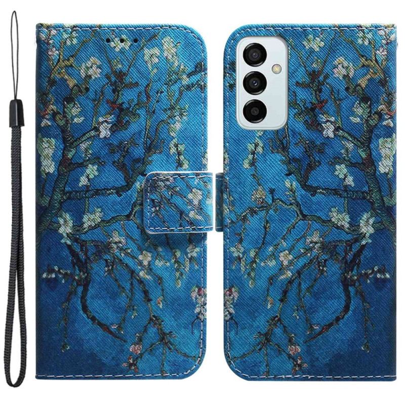 Capa Flip Para Samsung Galaxy M13 Ramos Floridos
