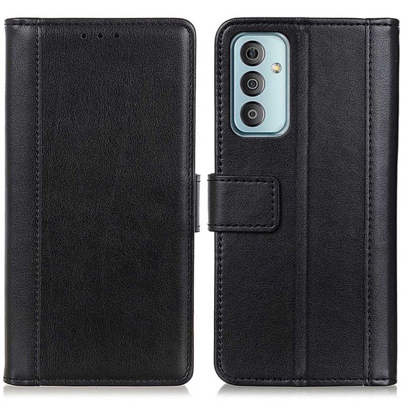 Capa Folio Para Samsung Galaxy M13 Estilo De Couro