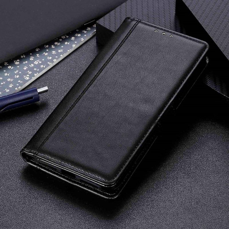 Capa Folio Para Samsung Galaxy M13 Estilo De Couro