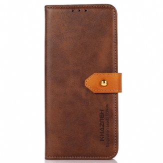 Capa Folio Para Samsung Galaxy M13 Fecho Dourado Khazneh
