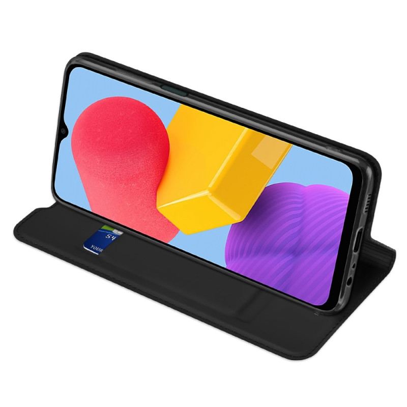 Capa Folio Para Samsung Galaxy M13 Skin Pro Dux Ducis