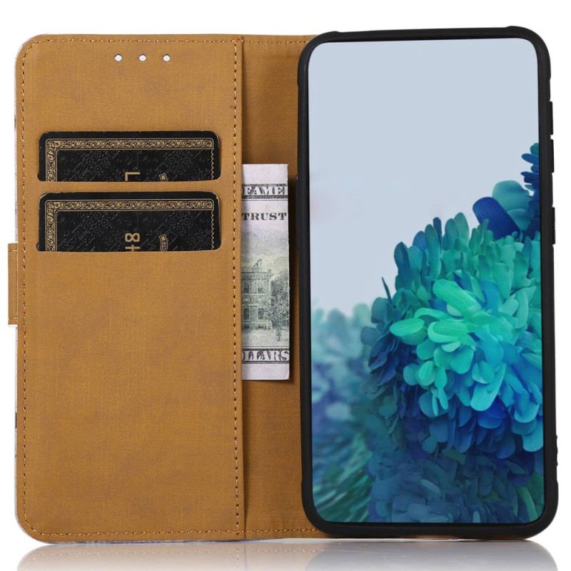 Capa Folio Para Samsung Galaxy M13 Torre Eiffel Do Poeta