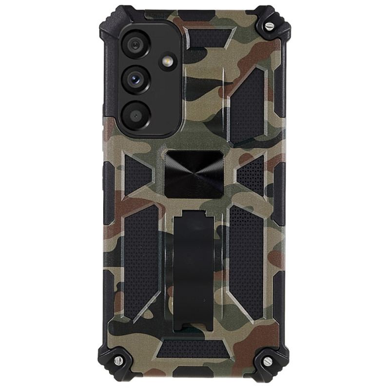 Capa De Celular Para Samsung Galaxy A54 5G Suporte Removível De Camuflagem