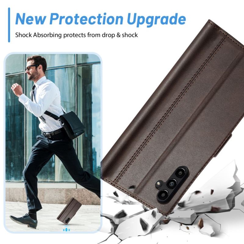 Capa De Couro Para Samsung Galaxy A54 5G Vintage Lc.imeeke