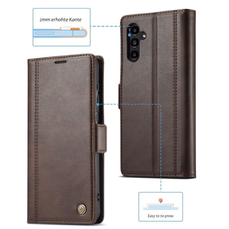 Capa De Couro Para Samsung Galaxy A54 5G Vintage Lc.imeeke