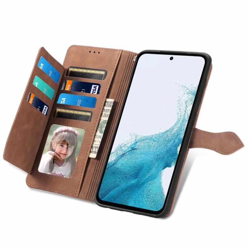 Capa Flip Para Samsung Galaxy A54 5G Porta Moedas Rendado