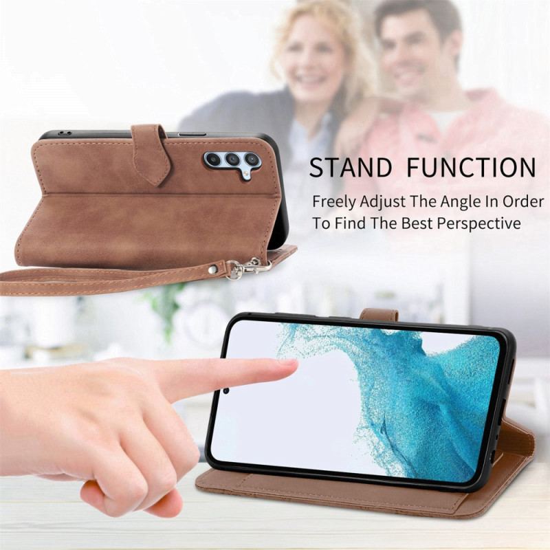 Capa Flip Para Samsung Galaxy A54 5G Porta Moedas Rendado