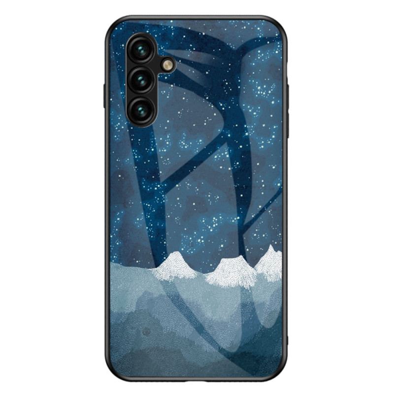 Capa Para Samsung Galaxy A54 5G Vidro Temperado Celeste