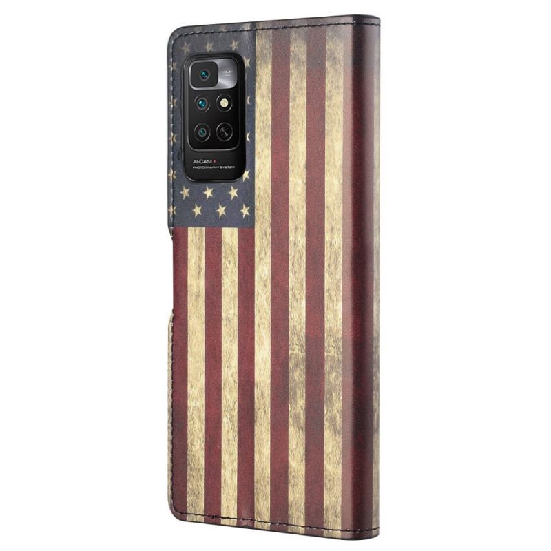 Capa Flip Para Xiaomi Redmi Note 11 / 11S Bandeira Americana