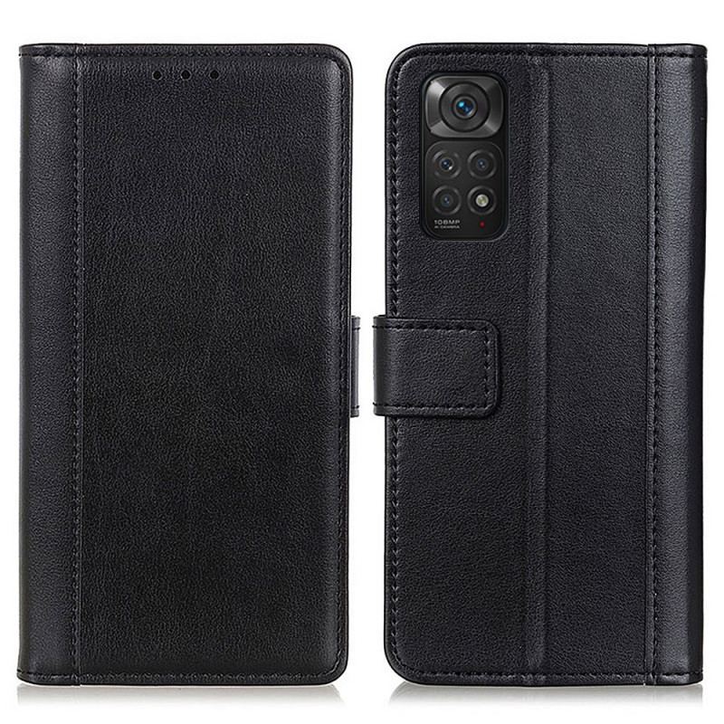 Capa Flip Para Xiaomi Redmi Note 11 / 11S Estilo De Couro