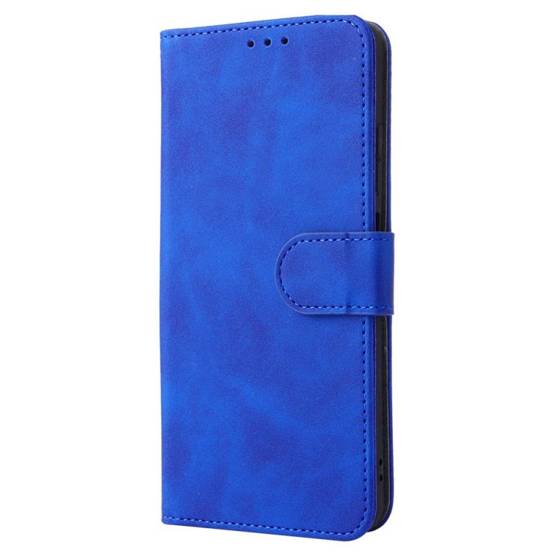 Capa Flip Para Xiaomi Redmi Note 11 / 11S Toque De Pele Com Cordão