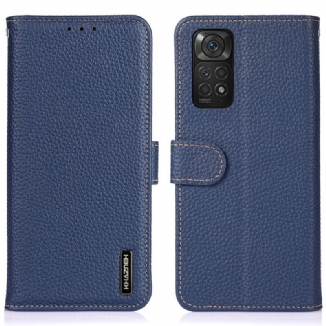 Capa Folio Para Xiaomi Redmi Note 11 / 11S Khazneh Lichia Couro