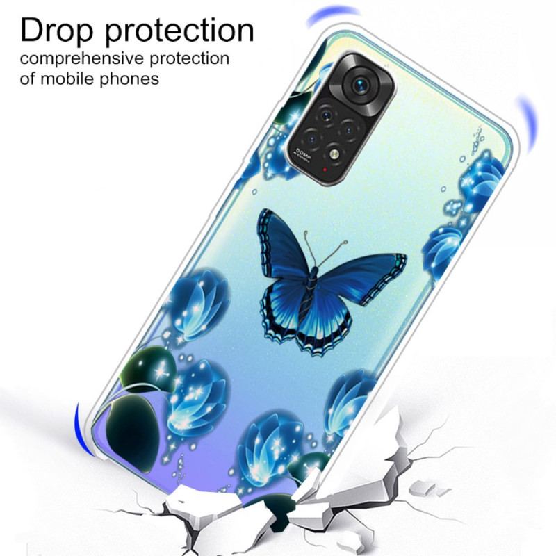 Capa Para Xiaomi Redmi Note 11 / 11S Borboletas Selvagens