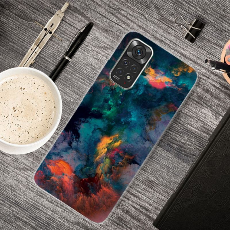Capa Para Xiaomi Redmi Note 11 / 11S Nuvens Coloridas
