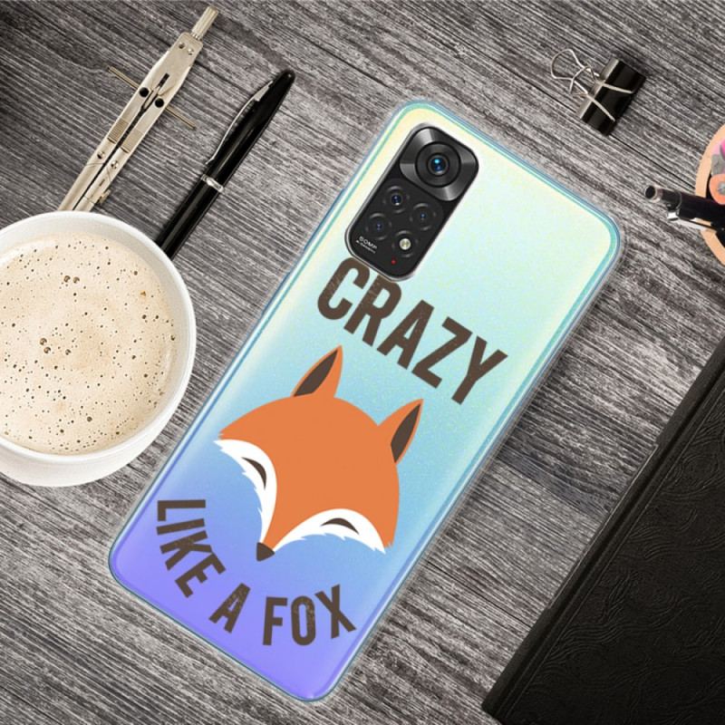 Capa Para Xiaomi Redmi Note 11 / 11S Raposa / Louco Como Uma Raposa