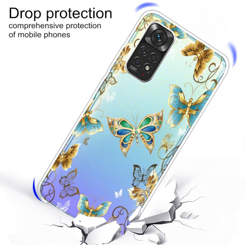 Capa Para Xiaomi Redmi Note 11 / 11S Vôo De Borboletas