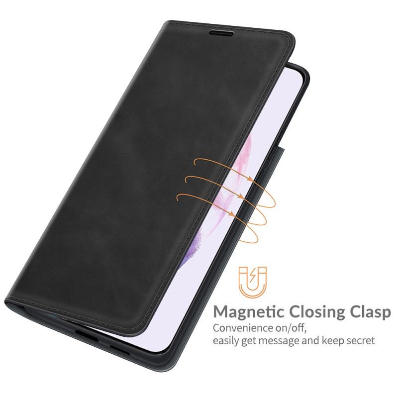 Capa De Celular Para Samsung Galaxy S22 Plus 5G Flip Estilo Design De Couro