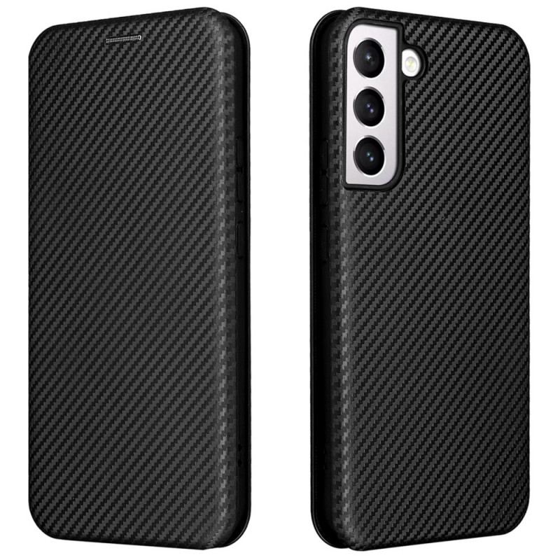 Capa De Celular Para Samsung Galaxy S22 Plus 5G Flip Fibra De Carbono