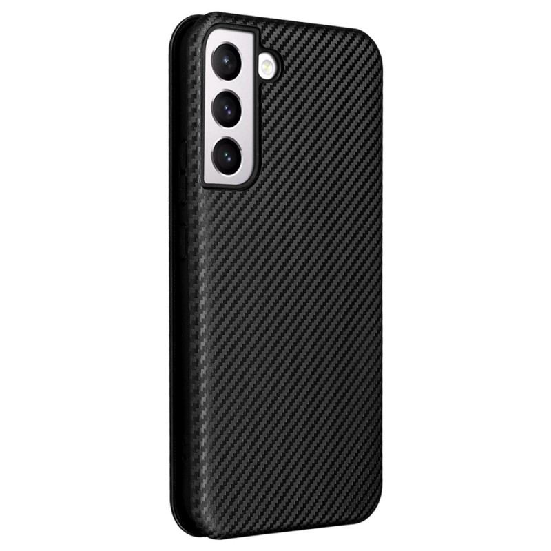 Capa De Celular Para Samsung Galaxy S22 Plus 5G Flip Fibra De Carbono