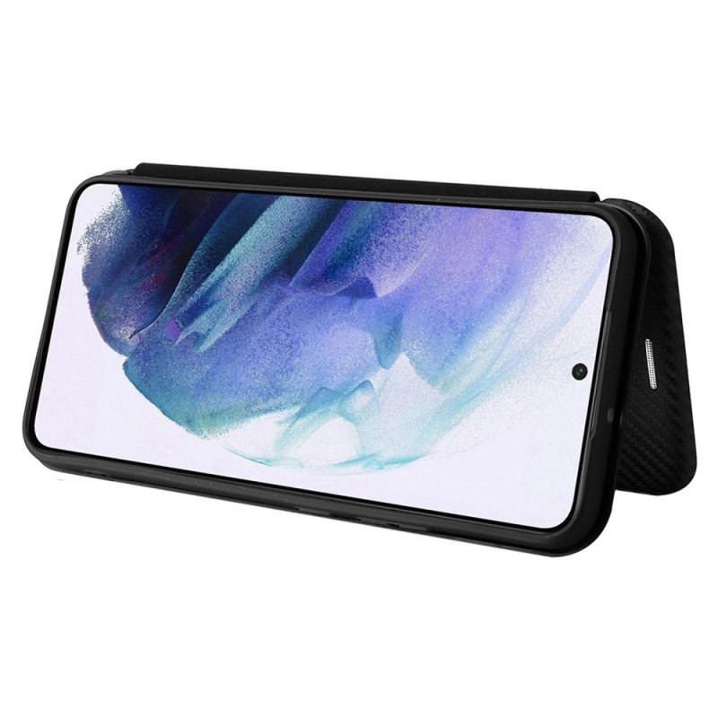 Capa De Celular Para Samsung Galaxy S22 Plus 5G Flip Fibra De Carbono