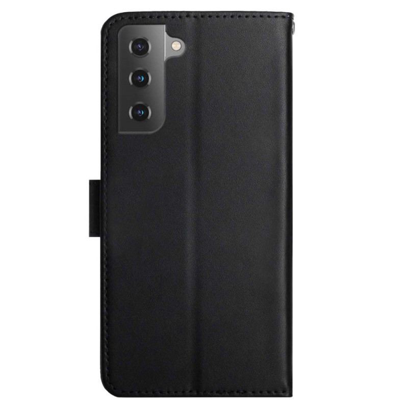 Capa De Couro Para Samsung Galaxy S22 Plus 5G Couro Napa Genuíno