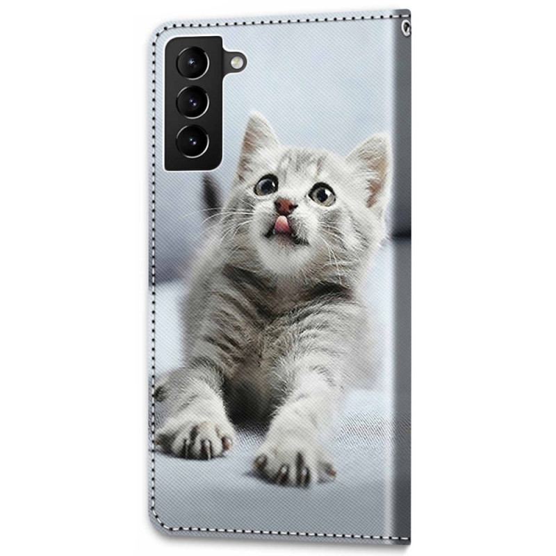 Capa Flip Para Samsung Galaxy S22 Plus 5G Os Gatos Mais Bonitos