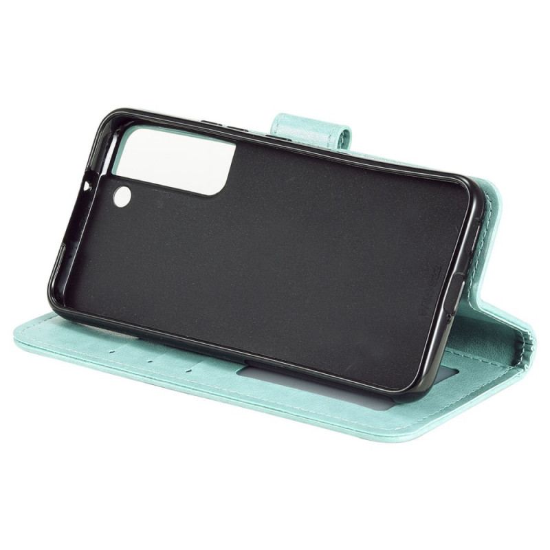 Capa Folio Para Samsung Galaxy S22 Plus 5G Mandala Do Sol