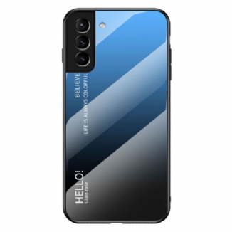 Capa Para Samsung Galaxy S22 Plus 5G Olá Vidro Temperado