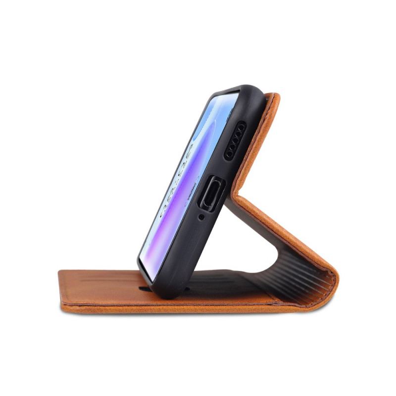 Capa De Celular Para Huawei P50 Pro Flip Estilo De Couro Azns