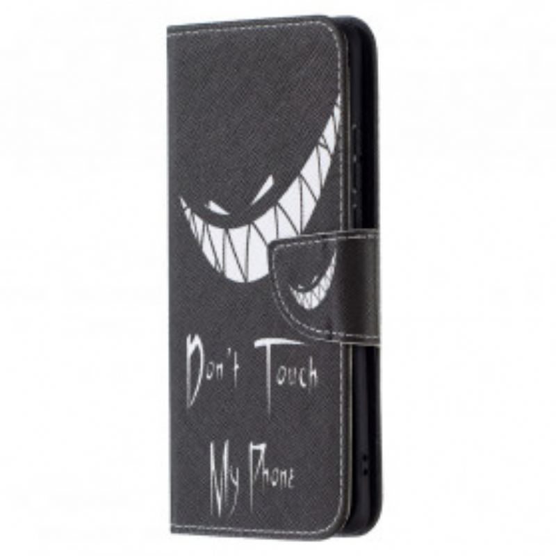 Capa Folio Para Huawei P50 Pro Telefone Do Diabo