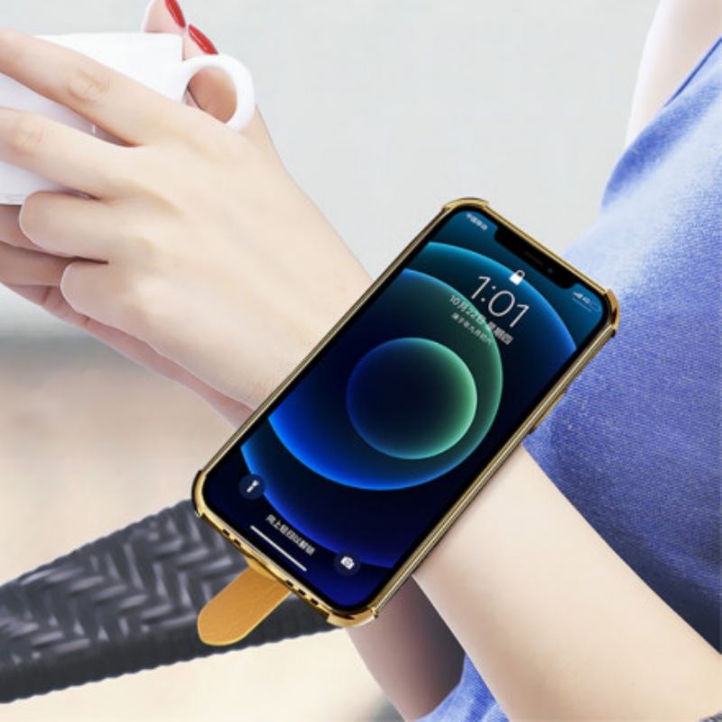 Capa Para Huawei P50 Pro Alça Croco