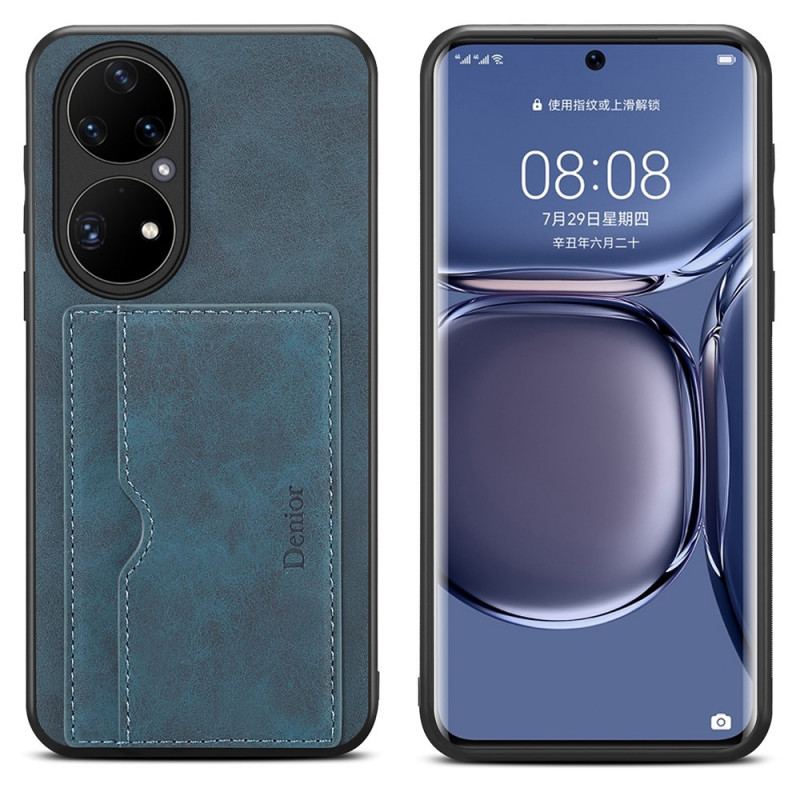 Capa Para Huawei P50 Pro Titular Do Cartão Negativo