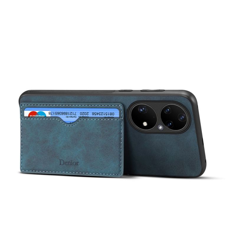 Capa Para Huawei P50 Pro Titular Do Cartão Negativo