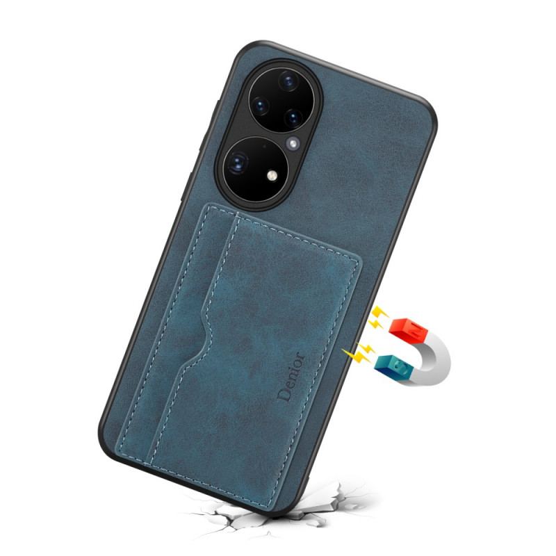 Capa Para Huawei P50 Pro Titular Do Cartão Negativo
