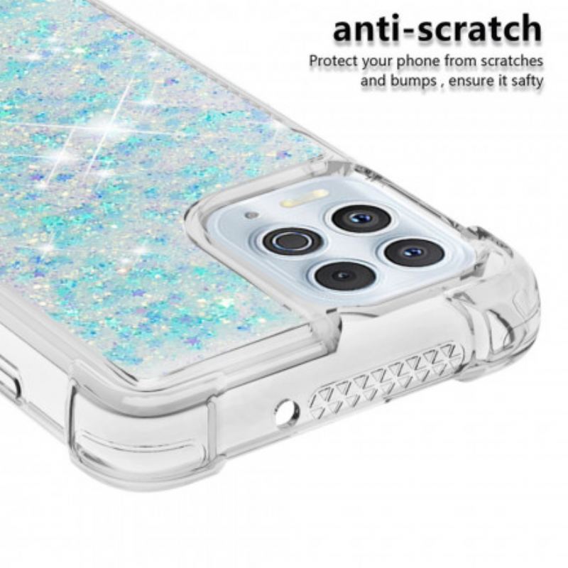 Capa Para Moto G100 Desejos Lantejoulas