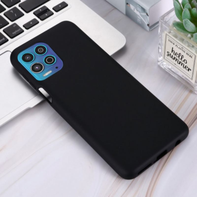 Capa Para Moto G100 Silicone Líquido Com Cordão