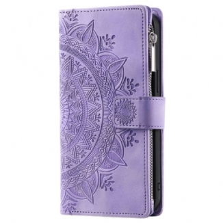Capa Flip Para Xiaomi Redmi Note 12 4G Com Bolsa Mandala