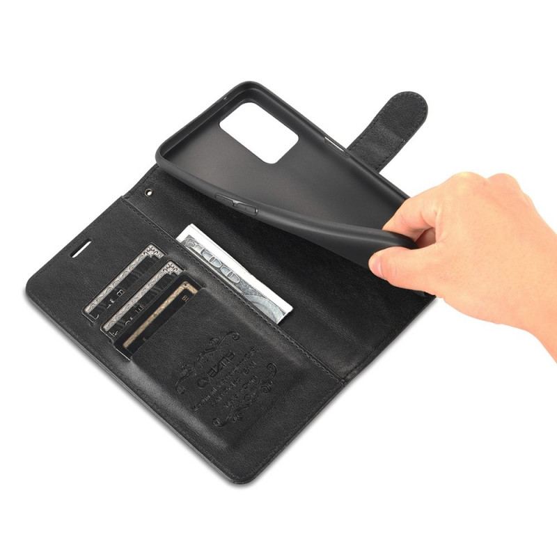 Capa Flip Para Realme 9i Couro Estilo Azns