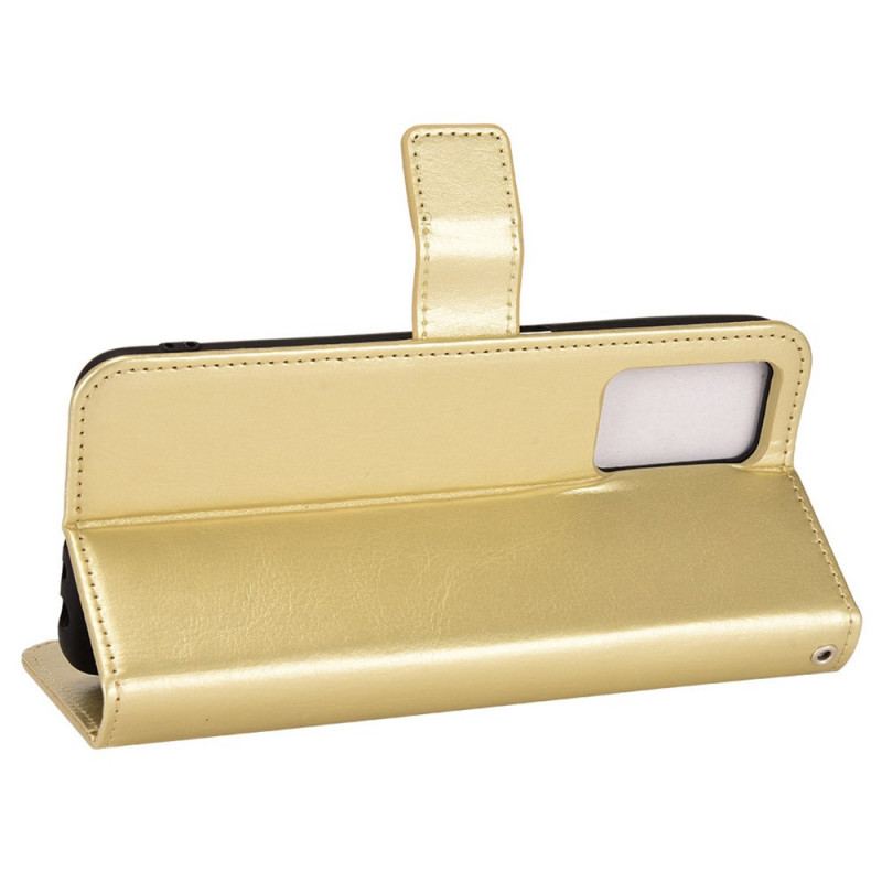 Capa Flip Para Realme 9i Couro Falso Chamativo