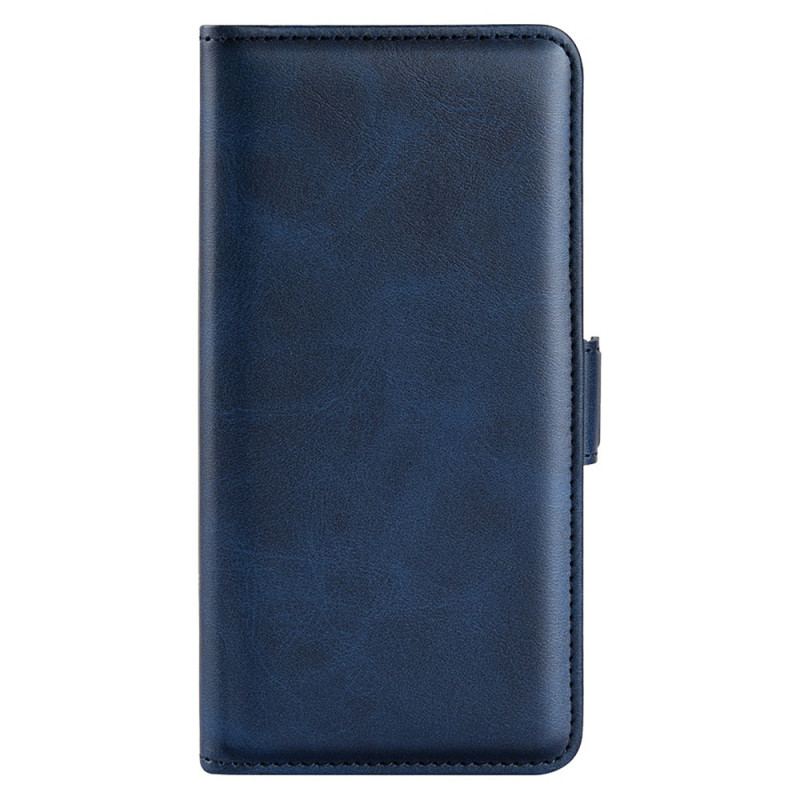 Capa Flip Para Realme 9i Fecho Magnético De Couro Sintético