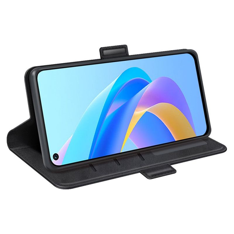 Capa Flip Para Realme 9i Fecho Magnético De Couro Sintético