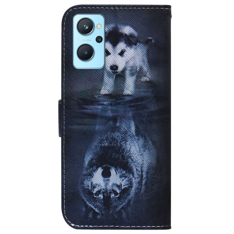 Capa Flip Para Realme 9i Sonho De Cachorrinho